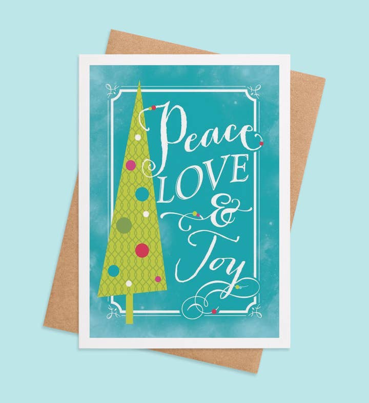 Joyous Tidings & Merry Moments Christmas Greeting Card Image