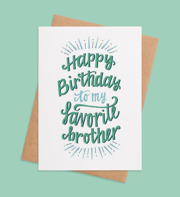 Brotherly Banter Greeting Card