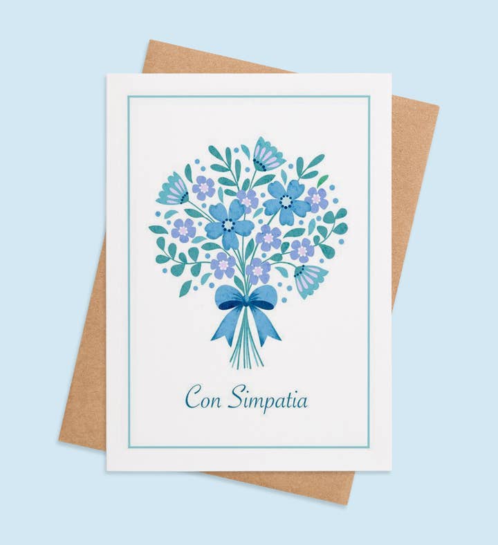 Bunch Of Comfort Sympathy Greeting Card Image
