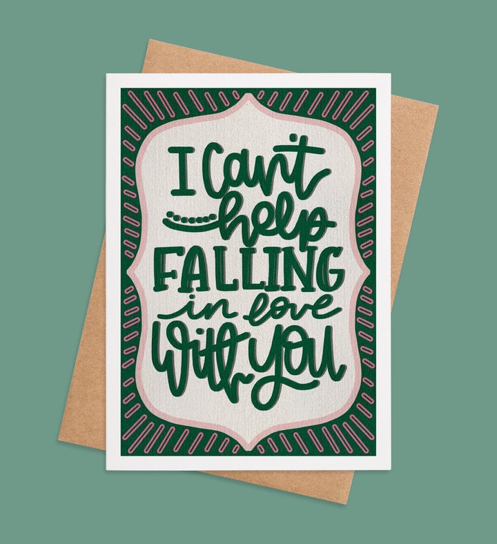 Falling For You Daily Love Romance Greeting Card