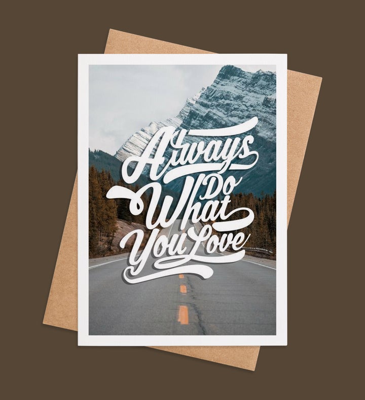 Chase Your Passion Graduation Greeting Card