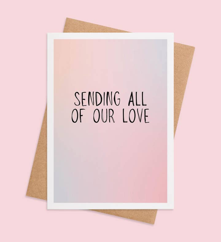 Love In Every Beat Sympathy Greeting Card Image