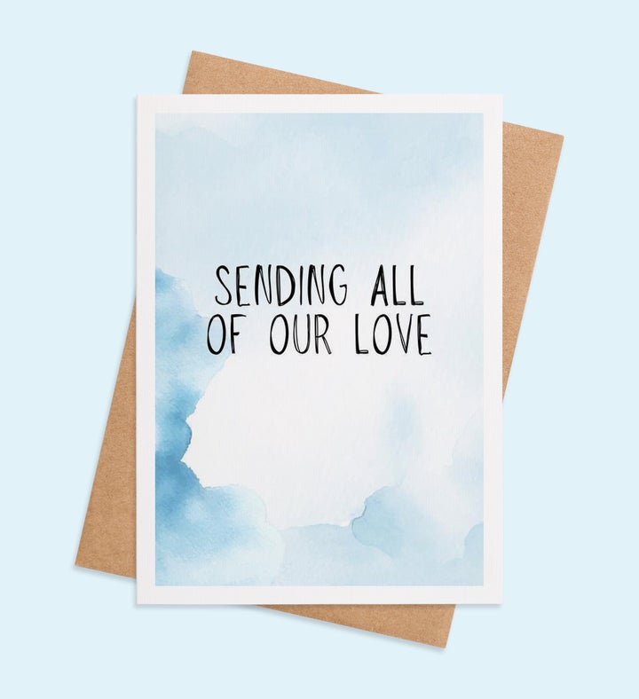 Ocean Of Affection Sympathy Greeting Card