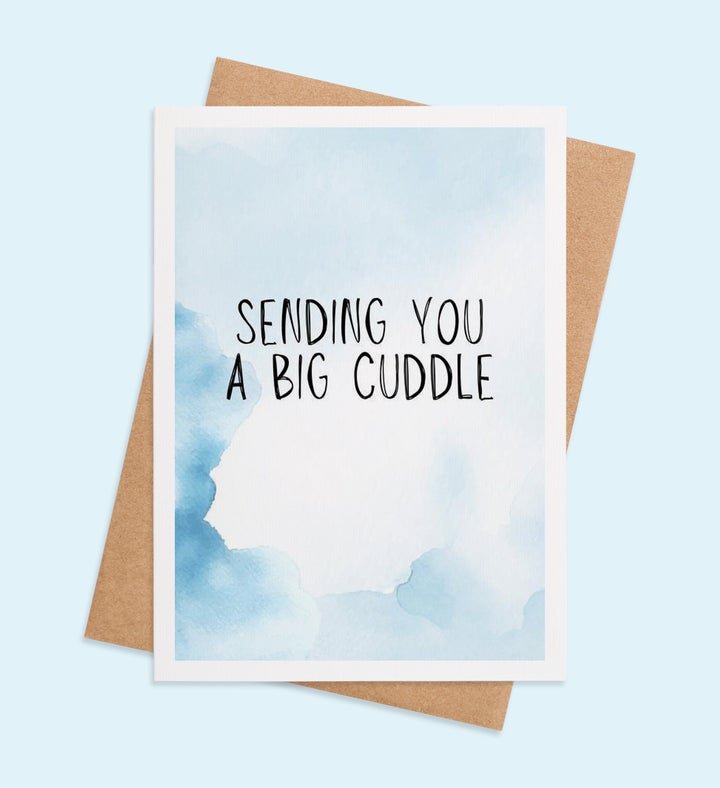 Cuddle Cloud Wishes Friendship Greeting Card