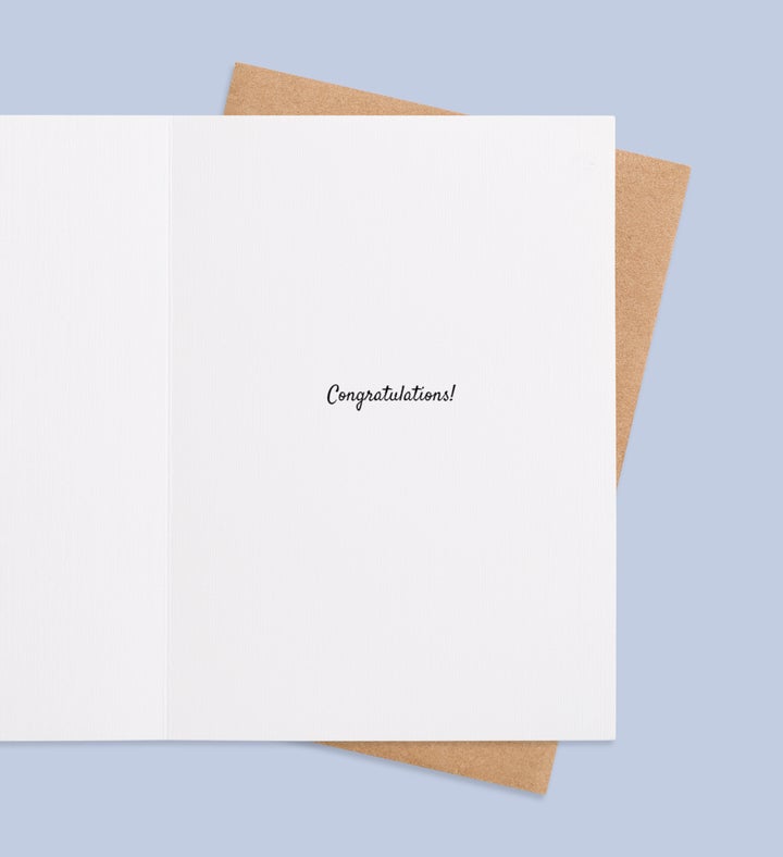 Fancy Job Fiesta New Job Greeting Card Inside view