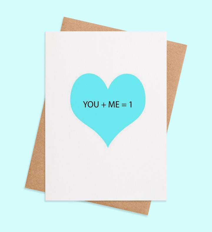 Love Equation Anniversary Greeting Card