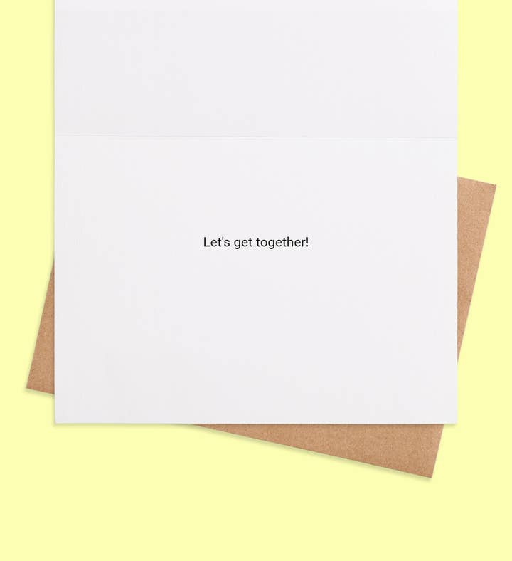 Hey There Sunshine Thinking Of You Greeting Card Inside Image