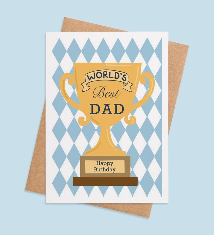 Trophy Dad Ventures Birthday Greeting Card