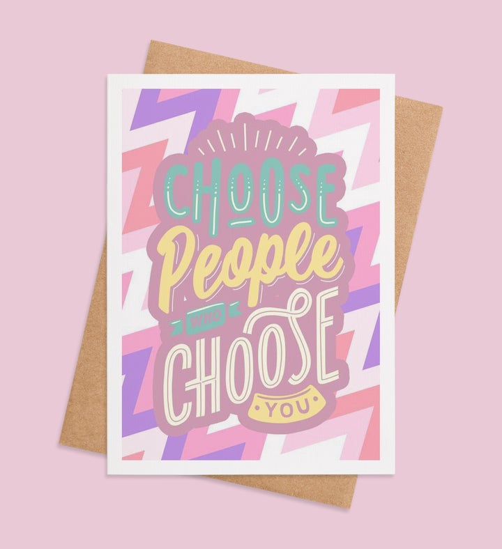 Choose Joyful Connections Encouragement Greeting Card