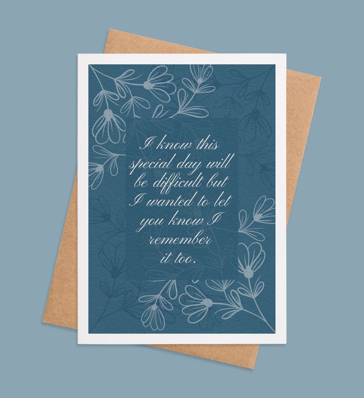 In Loving Remembrance Sympathy Greeting Card