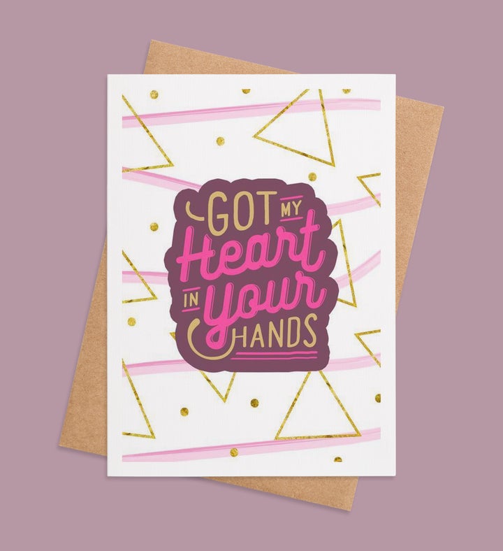 Heartfelt Embrace Love Romance Greeting Card