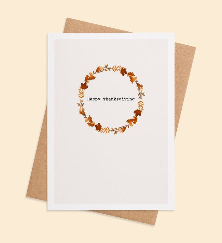 Gratitude Gathered Thanksgiving Greeting Card