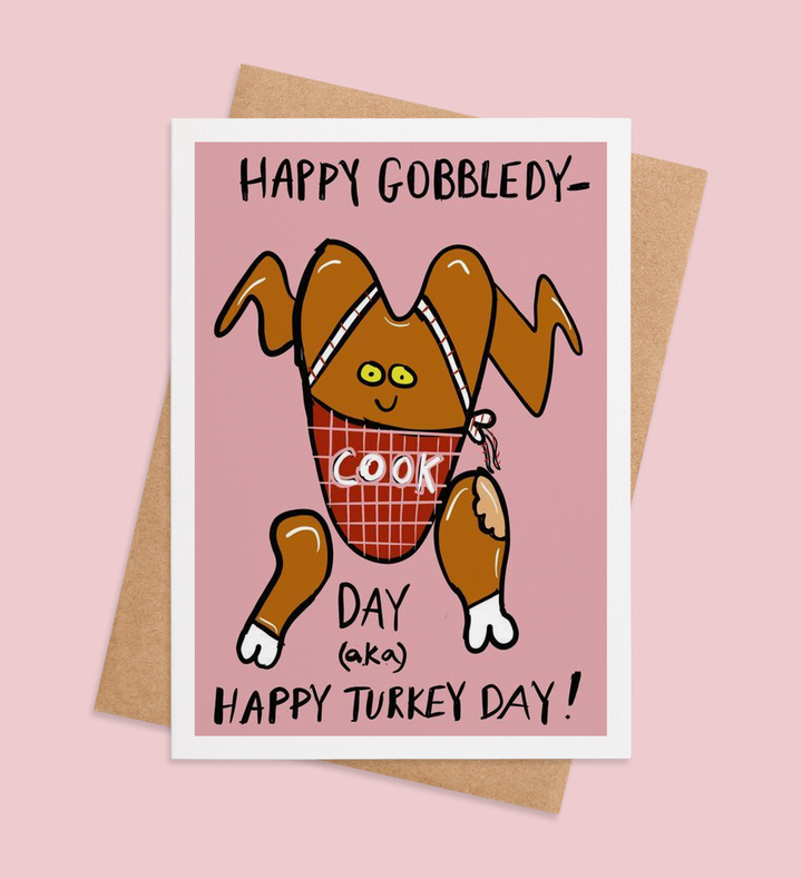 Turkey Trot Triumph Greeting Card