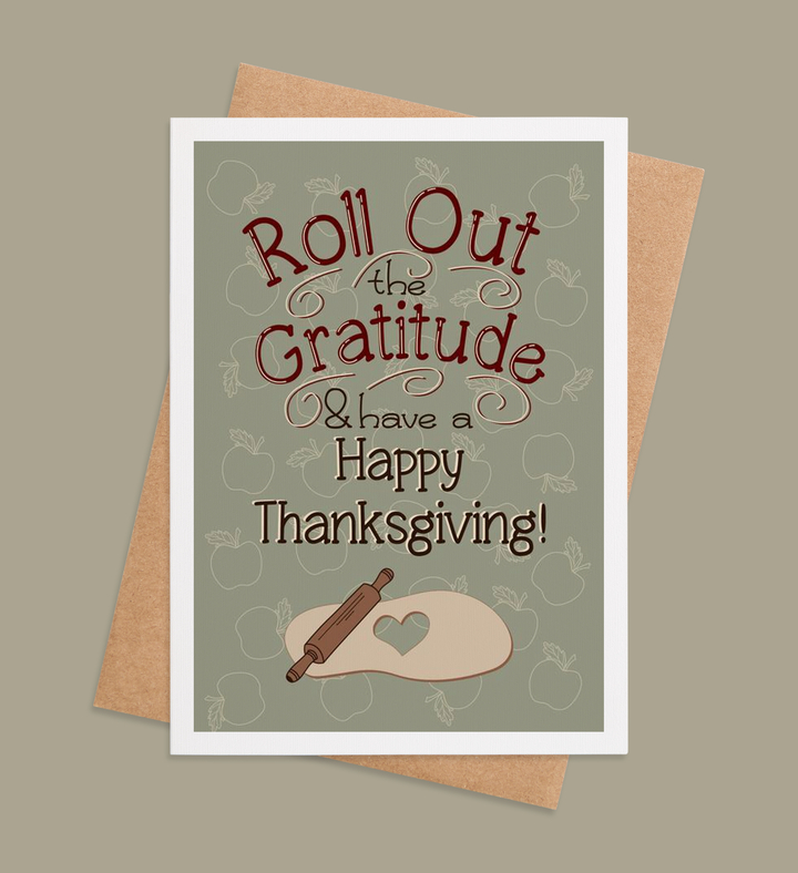 Bountiful Gratitude Roll Greeting Card