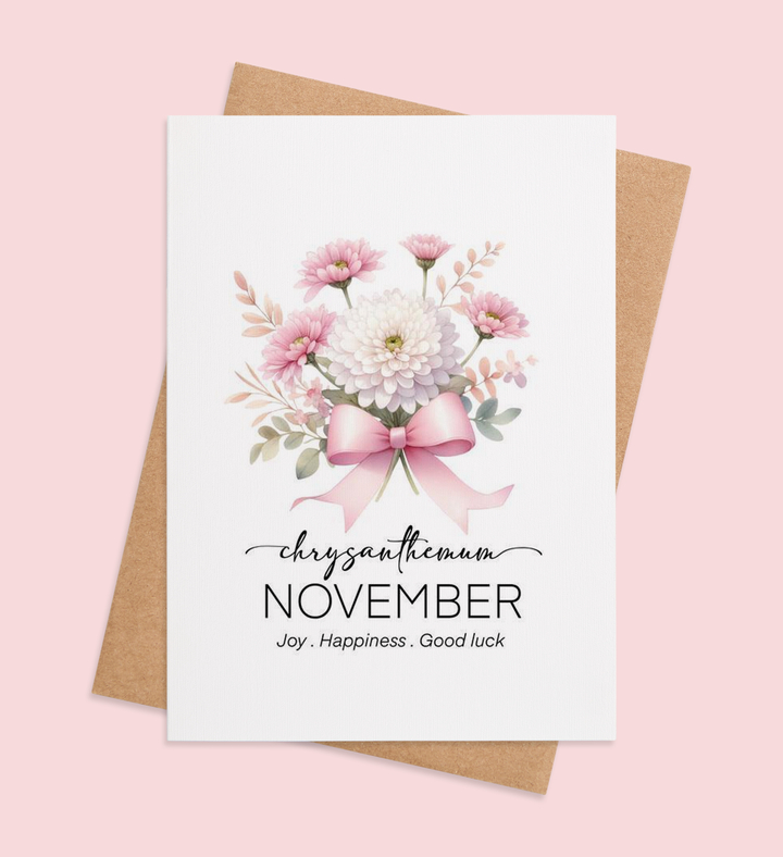 Blooming Loyalty: November's Chrysanthemum 