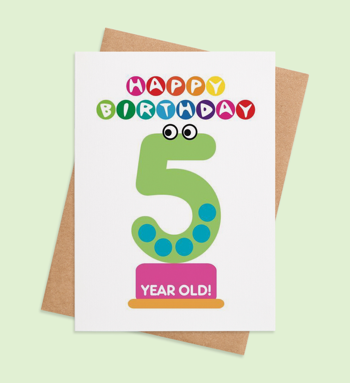 High Five Birthday Bash Greeting Card