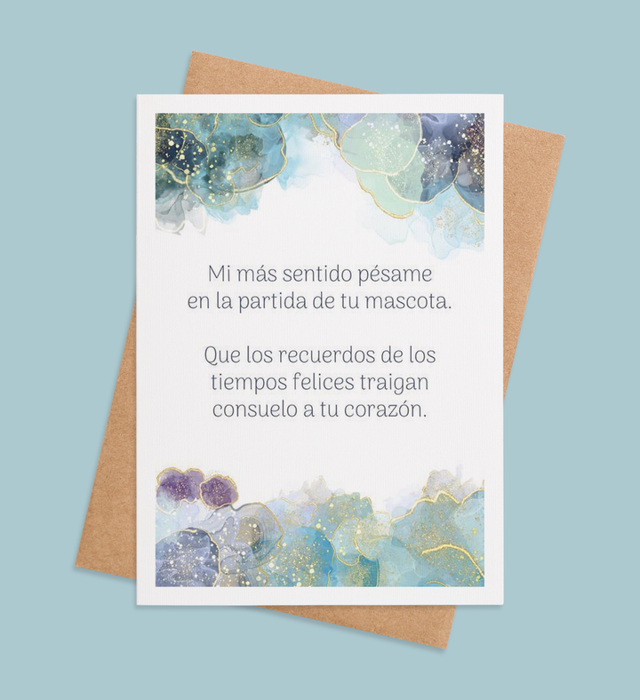 Golden Petals of Remembrance Greeting Card