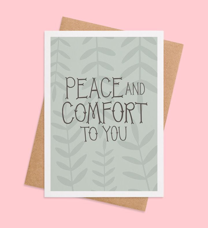 Tranquil Embrace Greeting Card Image