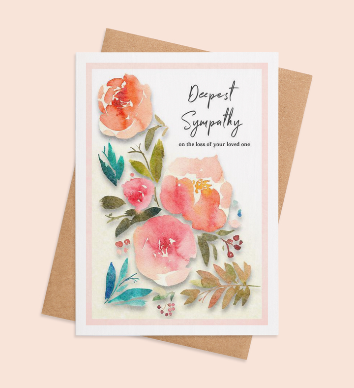 Blossoms of Solace Greeting Card Image