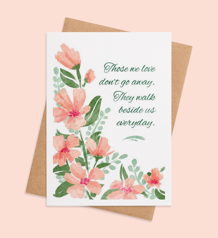 Eternal Blooms of Comfort Greeting Card Image