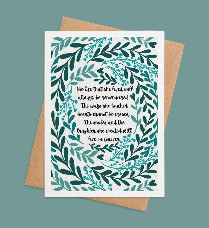 Eternal Bloom Greeting Card Image