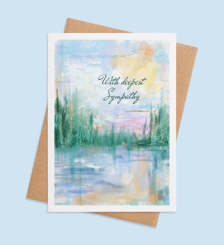 Echoes of Serenity Greeting Card Image