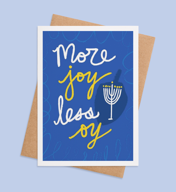 Glow and Gleam Hanukkah Greeting Card