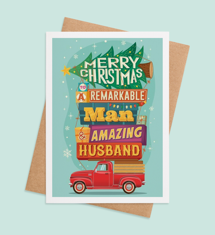 Christmas Cargo of Love Greeting Card