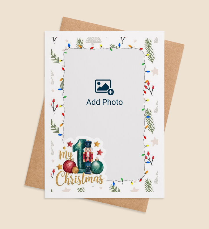 Nutcracker's First Noel Greeting Card