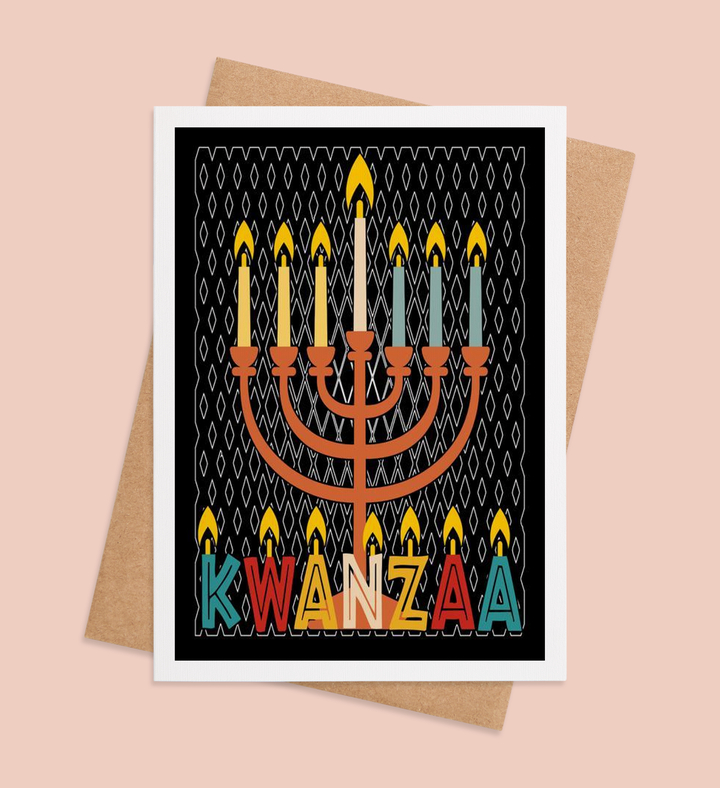 Illuminations of Kwanzaa Greeting Card