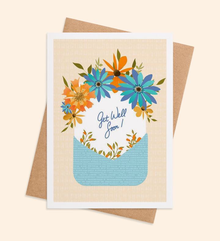 Blossom of Well Wishes Greeting Card