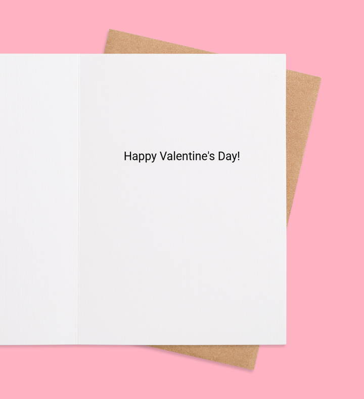 Favourite Weirdo Valentine Inside view