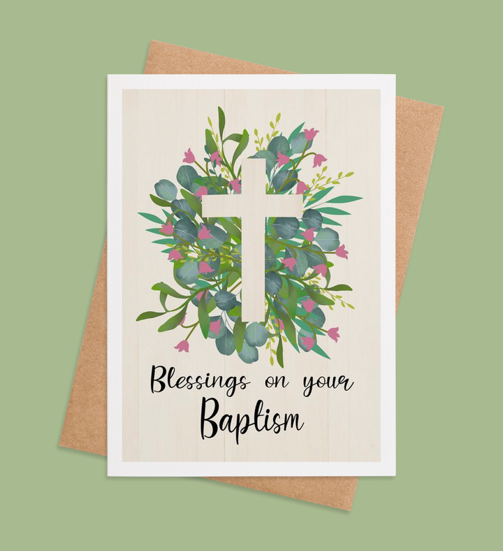 Graceful Blooms of Baptism Image