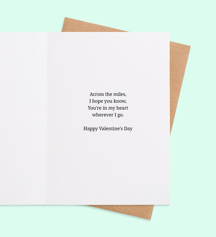 Hearts Across the Miles Inside view