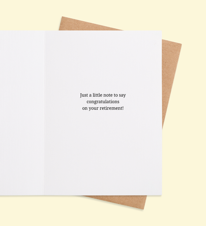 Post It Retirement Wit Inside Image