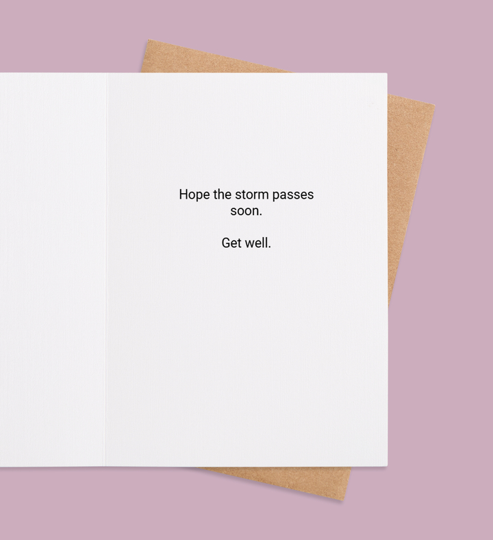 Umbrella of Comfort Inside view