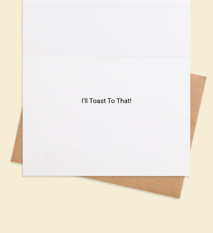 Cheers to a Bright New Year Inside view