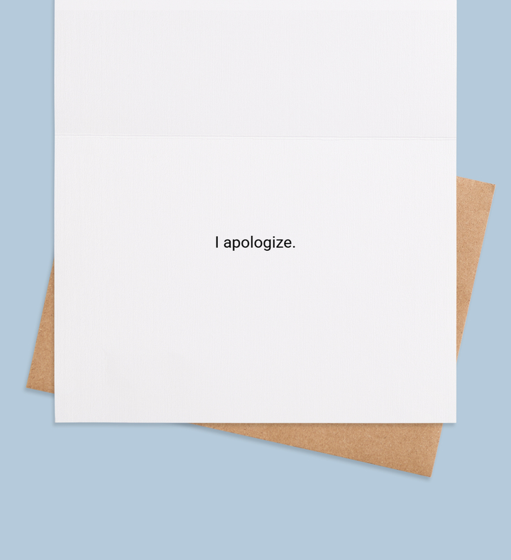 Crabby Apology Inside Image